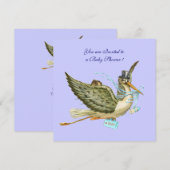 OOIEVAAR BABY SHOWER KAART (Voorkant / Achterkant)