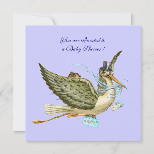 OOIEVAAR BABY SHOWER KAART (Voorkant)