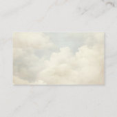 Ooievaar Baby shower Neutrale Luier Raffle Kaart (Achterkant)