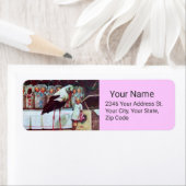  OOIEVAAR BABY SHOWER Nieuwe Baby Roze Etiket (Insitu)