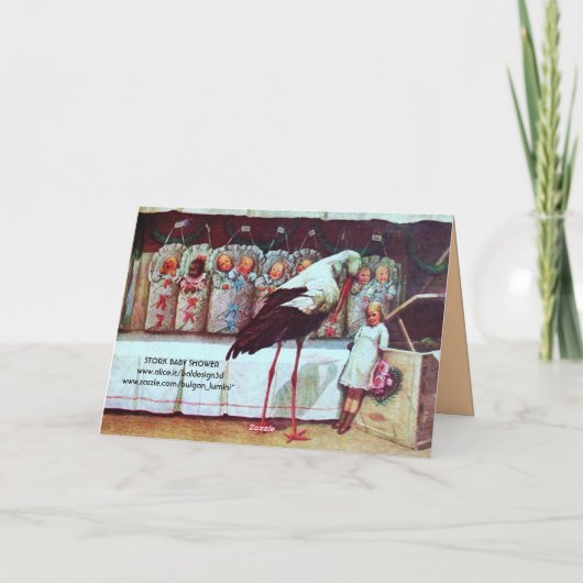 OOIEVAAR BABY SHOWER Nieuwe Baby's Bedankkaart (Achterkant)