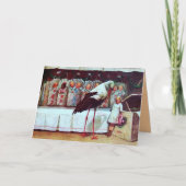 OOIEVAAR BABY SHOWER Nieuwe Baby's Bedankkaart (Voorkant)