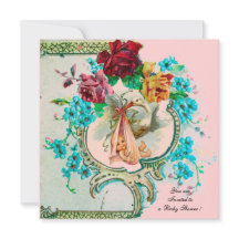 OOIEVAAR BABYMEISJE SHOWER MET ROZE ROZEN EN BLOEM