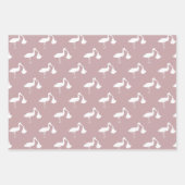 Ooievaar babyshower inpakpapier vellen (Voorkant 2)