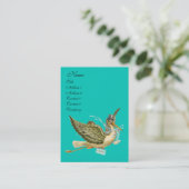OOIEVAAR BABYSHOWER VISITEKAARTJE (Staand voorkant)