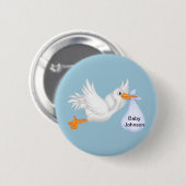ooievaar Buttonnen voor jongens Ronde Button 5,7 Cm (Voorkant /achterkant)