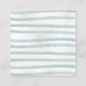 Ooievaar Crest Luier Raffle Vierkante Visitekaartje (Achterkant)