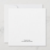 Ooievaar dank je bedankkaart (Achterkant)