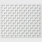  ooievaar die een Baby levert #1 Cadeaupapier (Vlak)