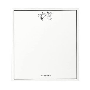 ooievaar die een Baby levert #1 Notitieblok