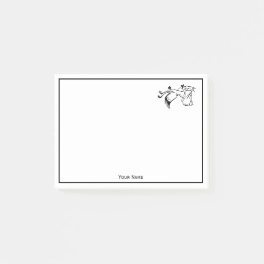 ooievaar die een Baby levert #1 Post-it® Notes (Voorkant)
