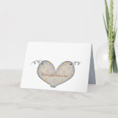 ooievaar draagt baby boy Wenskaart Kaart (Achterkant)