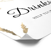 OOIEVAAR - DRANKJES, SERveer JEZELF Poster (Hoek)
