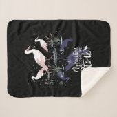 Ooievaar Humor: 'Mijn veer houdt me ooievaar' Sherpa Deken (Voorkant (horizontaal))