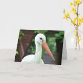 ooievaar kaart (Gele Bloem)