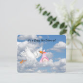 Ooievaar Levering Kaart (Staand voorkant)