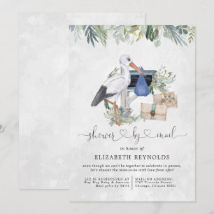 Ooievaar Levering   Virtuele Baby Shower per Post Kaart