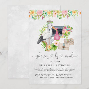 Ooievaar Levering   Virtuele Baby Shower per Post Kaart