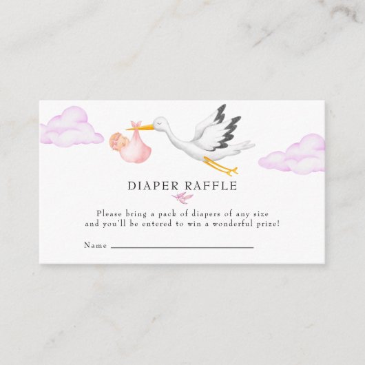 ooievaar | Luierloof Informatiekaartje (Voorkant)