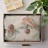 OOIEVAAR MEISJE BABY SHOWER ROZE EDELSTENEN TISSUEPAPIER (Geschenk)