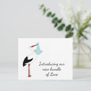 Ooievaar merchandise ansichtkaart briefkaart