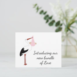 Ooievaar merchandise briefkaart