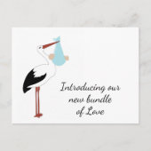 Ooievaar merchandise briefkaart (Voorkant)