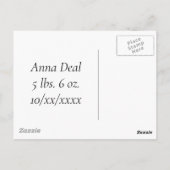 Ooievaar merchandise briefkaart (Achterkant)