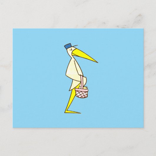 Ooievaar merchandising briefkaart (Voorkant)