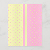 Ooievaar met een Baby Girl Shower - Wensen (Achterkant)