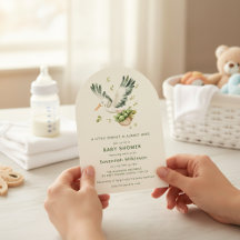 Ooievaar met spruitjesmand Boog Baby Shower