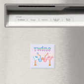 Ooievaar met tweeling magneet (Insitu (Vaatwasser))
