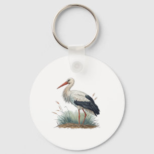 Ooievaar Sleutelhanger