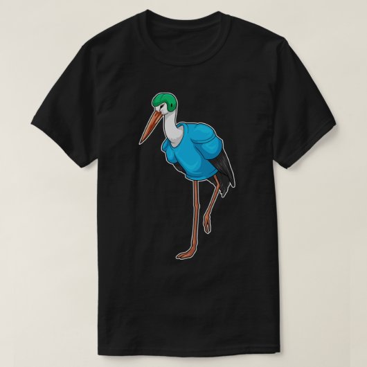 ooievaar t-shirt (Design voorkant)