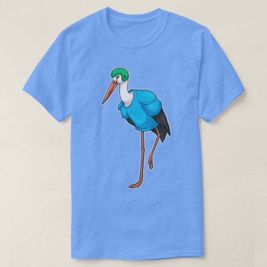 ooievaar t-shirt (Design voorkant)
