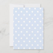 ooievaar | Waterverf Baby Jongensdouche Kaart (Achterkant)