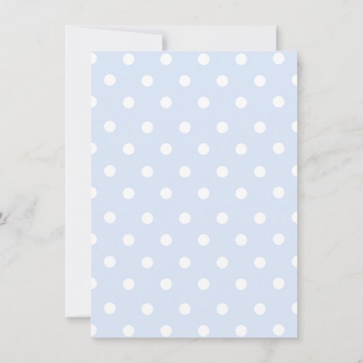 ooievaar | Waterverf Baby Jongensdouche Kaart (Achterkant)