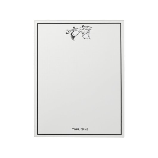 ooievaars #1 notitieblok (Linkerzijde)