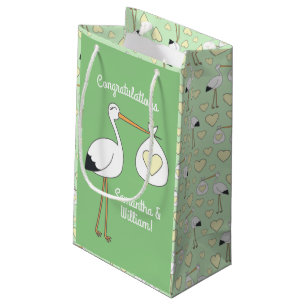 ooievaars Baby shower veer Klein Cadeauzakje