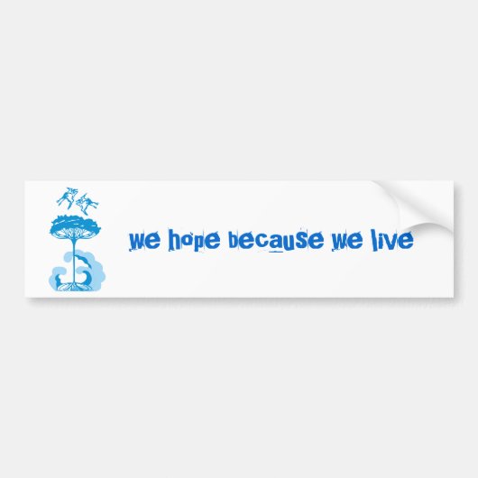 Ooievaars bumpersticker (Voorkant)