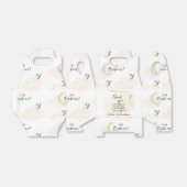 Ooievaars neutraal, oh tweeling baby's bedankdoosjes (Uitgevouwen)