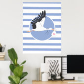 Ooievaarsbevalling Medisch Kantoor Schattige Poste Poster (Thuiskantoor)