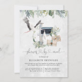 ooievaarsbezorging | Virtueel Baby shower per post Kaart (Voorkant)