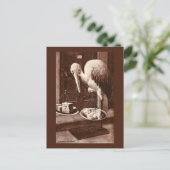 Ooievaarsgewicht New Baby  Aankondigingskaart (Staand voorkant)