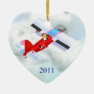 Ooievaarsvliegtuig Ornament