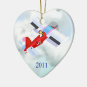 Ooievaarsvliegtuig Ornament (Links)