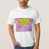 Ooit... Bow Wows & Meows FUNNY cartoon. T-shirt (Voorkant)