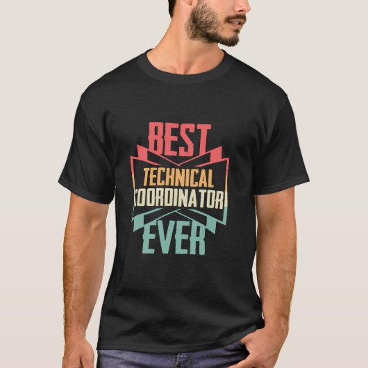 Ooit de beste technische coördinator t-shirt (Voorkant)