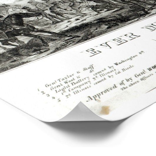 Ooit denkbare strijd om Buena Vista Poster (Hoek)