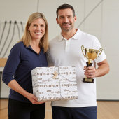 Ooit een adelaar, altijd een adelaar. Bruine typog Cadeaupapier